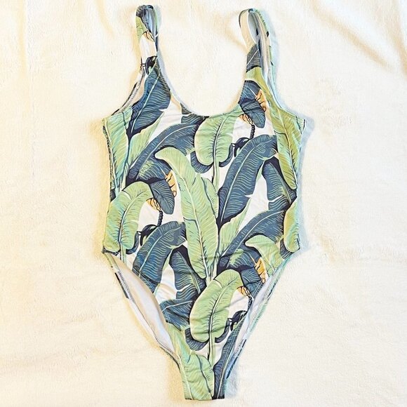 NEW CHRLDR Banana Leaf One Piece - Picture 3 of 8